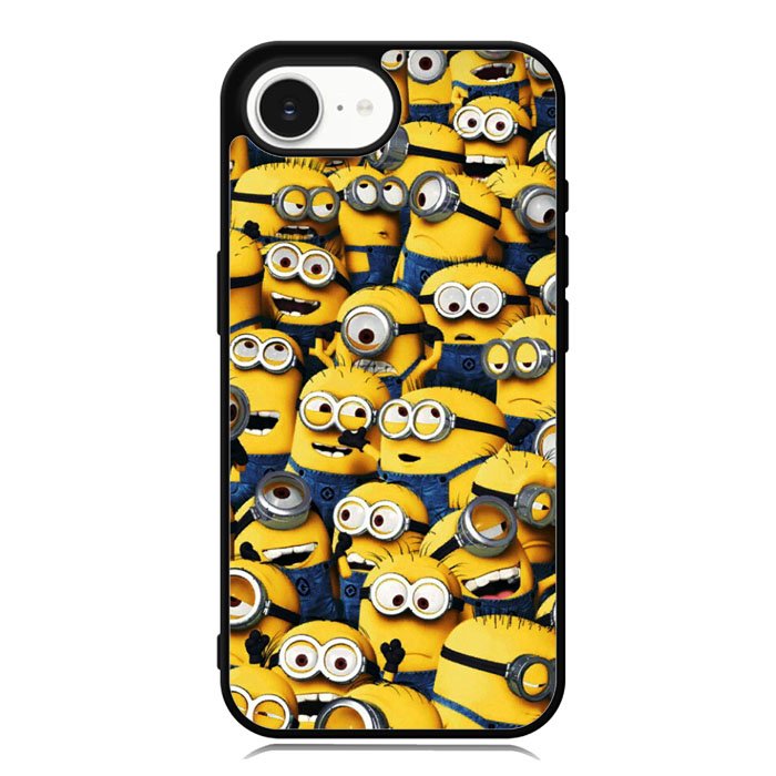 Minions Pattern Case iPhone 16e Case DC1180