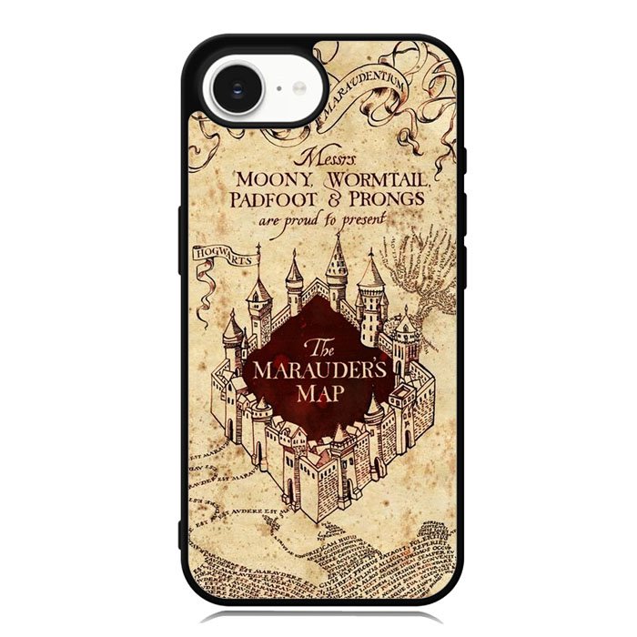 Marauders Map Hogwarts Case iPhone 16e Case DC1089