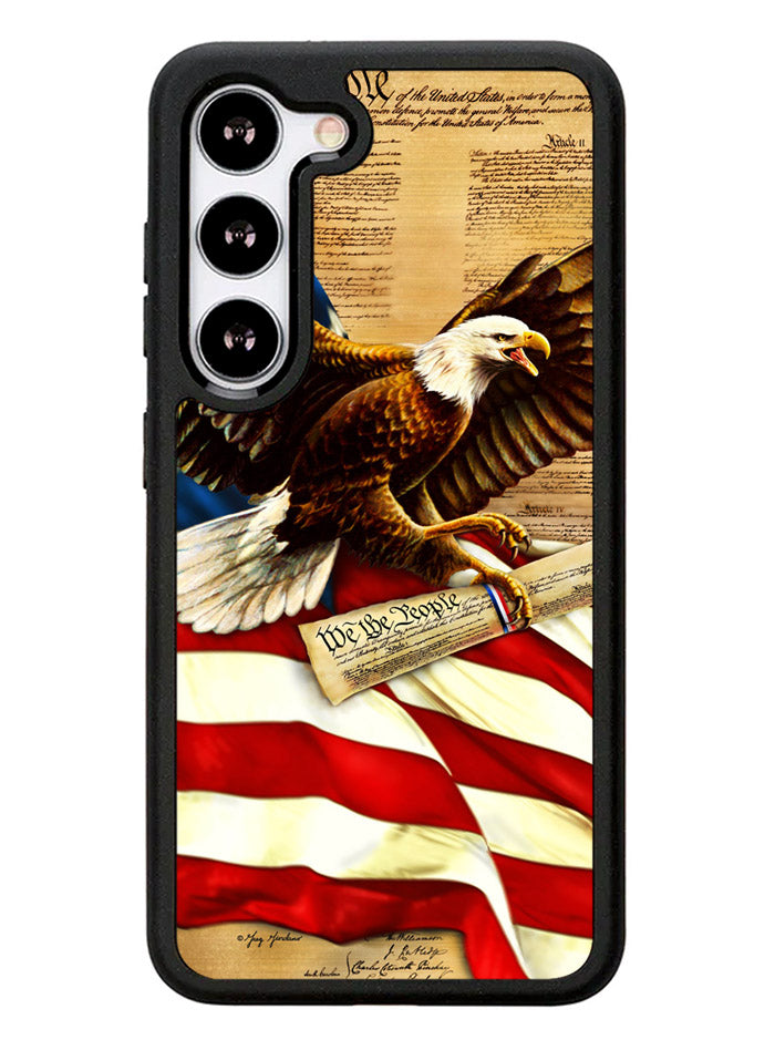 American Flag Eagle 1st Samsung Galaxy S23 Plus 5G / Samsung Galaxy S23+ 5G Case