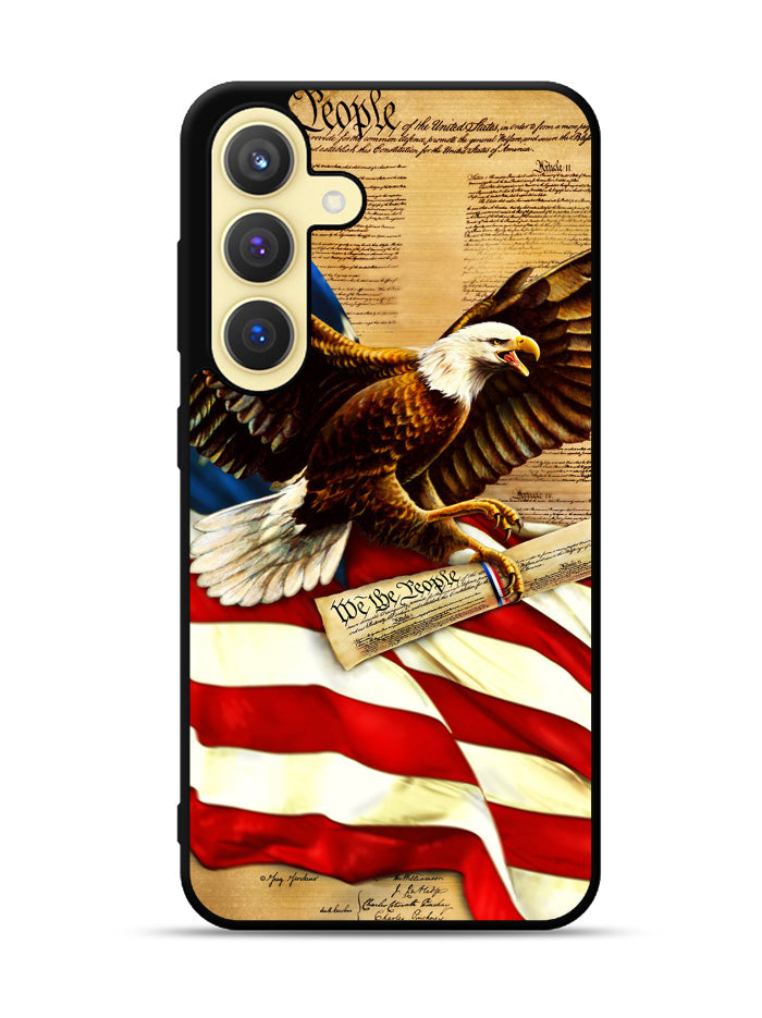 American Flag Eagle 1st Samsung Galaxy S25 Plus 5G , Samsung Galaxy S25+ 5G Case