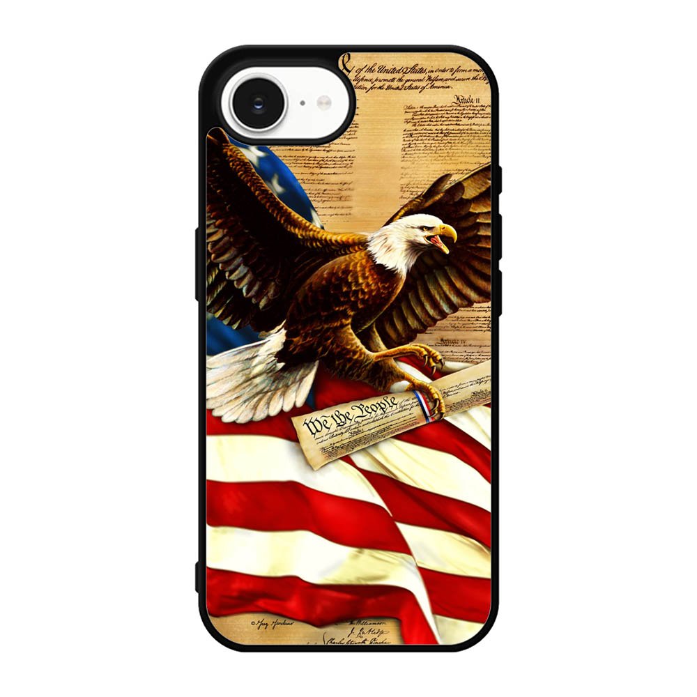 American Flag Eagle 1st iPhone 17e Case