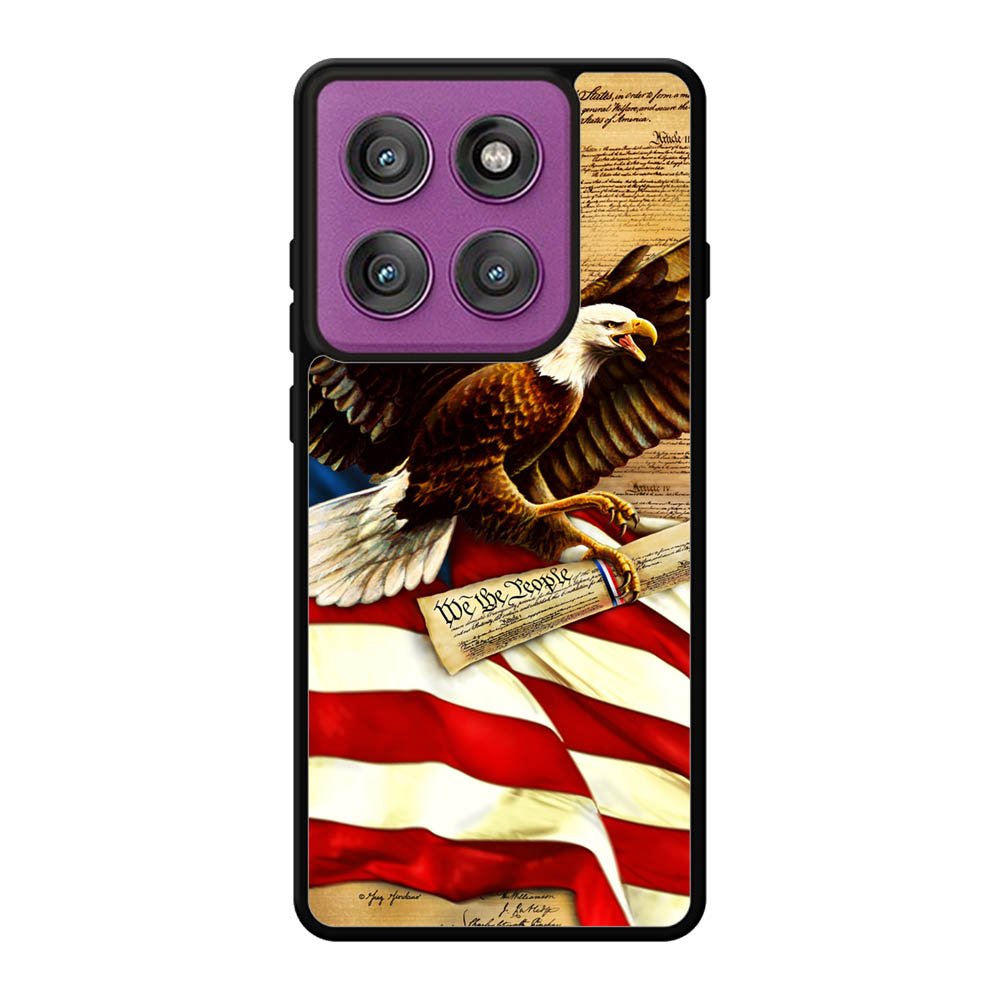 American Flag Eagle 1st Motorola Moto Edge 60 Pro Case