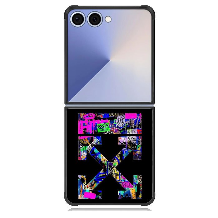 Off White Samsung Galaxy Z Flip 7 Case DC1327