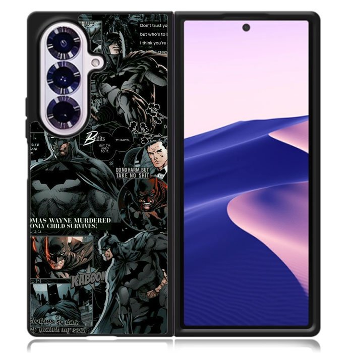 Comic Batman Samsung Galaxy Z Fold 7 Case DC0376