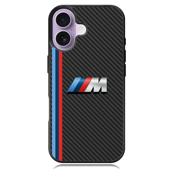 BMW M Carbon Fiber iPhone 16 Case DC0212