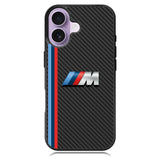 BMW M Carbon Fiber iPhone 16 Case DC0212