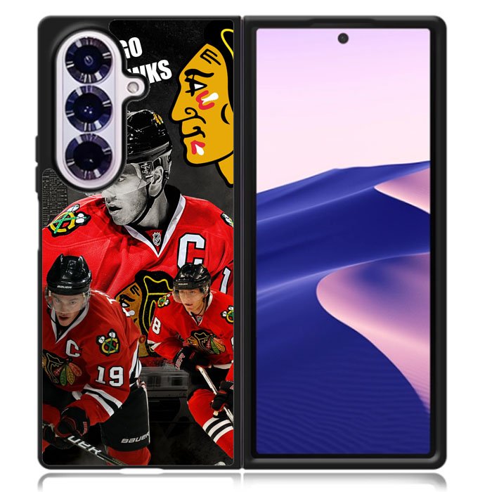 Chicago Blackhawks Samsung Galaxy Z Fold 7 Case DC0319