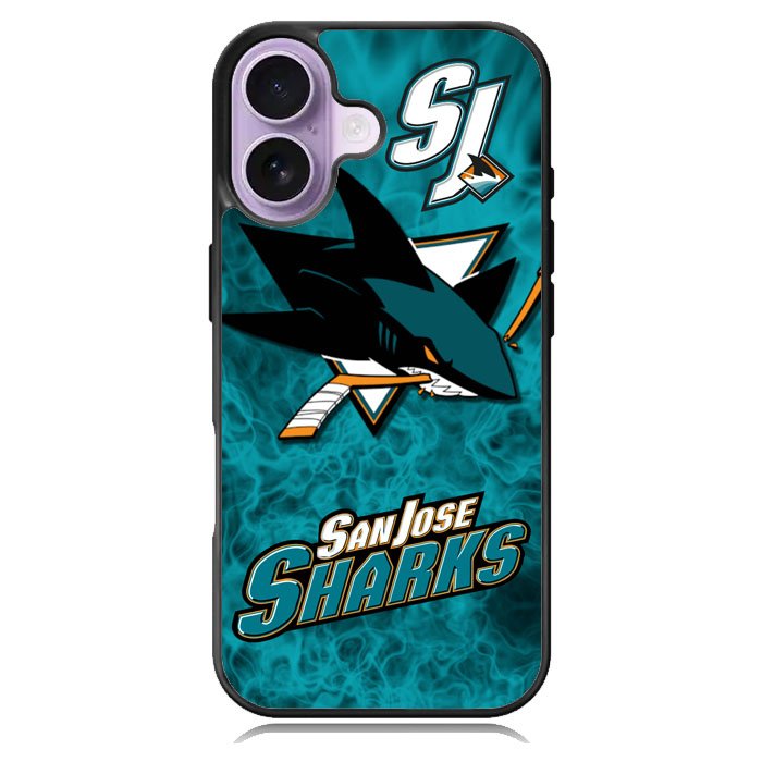 San Jose Sharks iPhone 16 Case DC1625