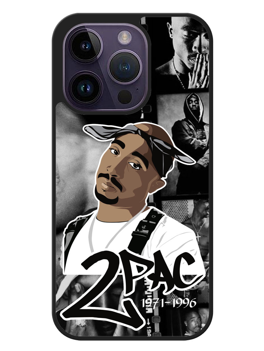 Tupac Shakur collage iPhone 14 Pro Max Case BLN1546