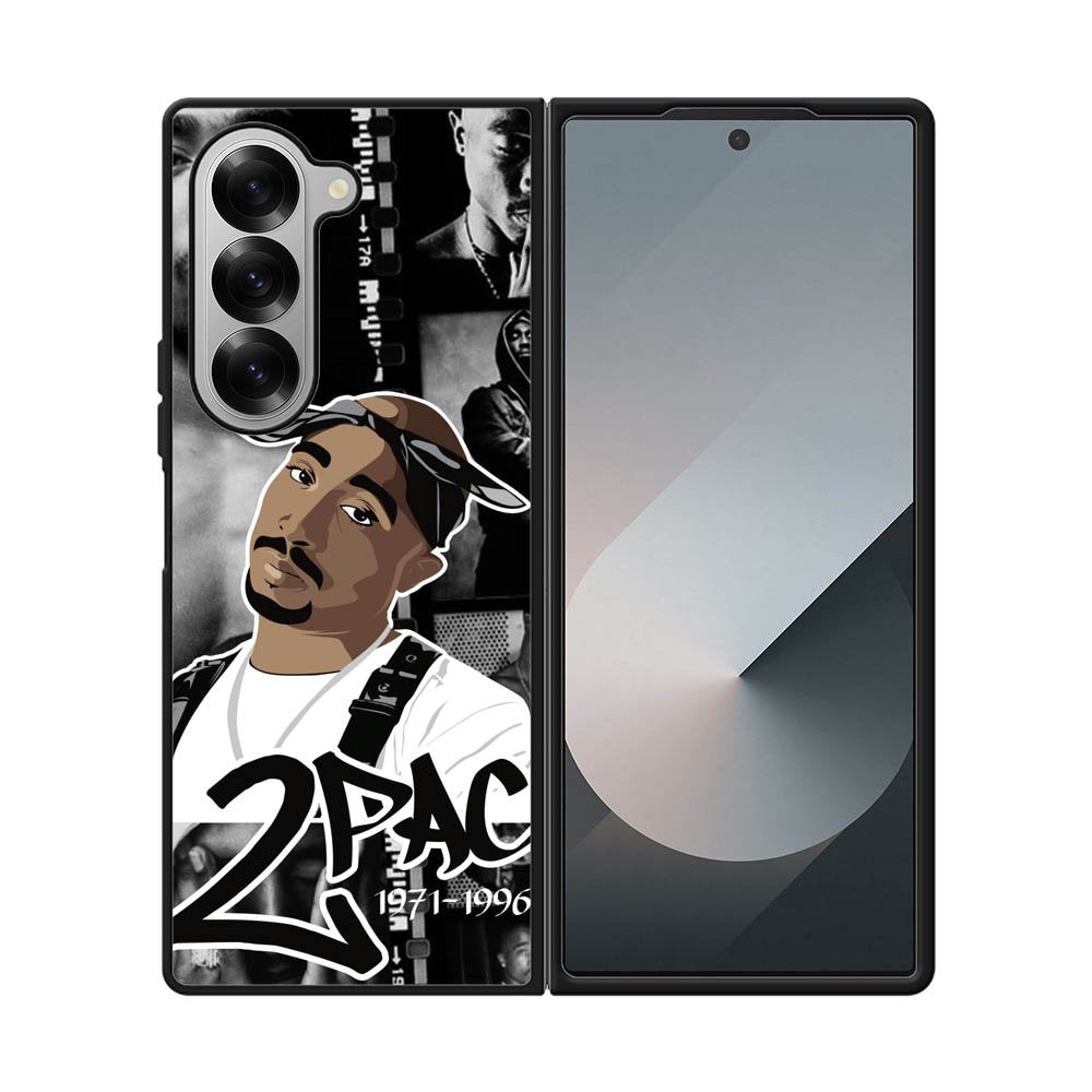 Tupac Shakur collage Samsung Galaxy Z Fold 7 5G Case