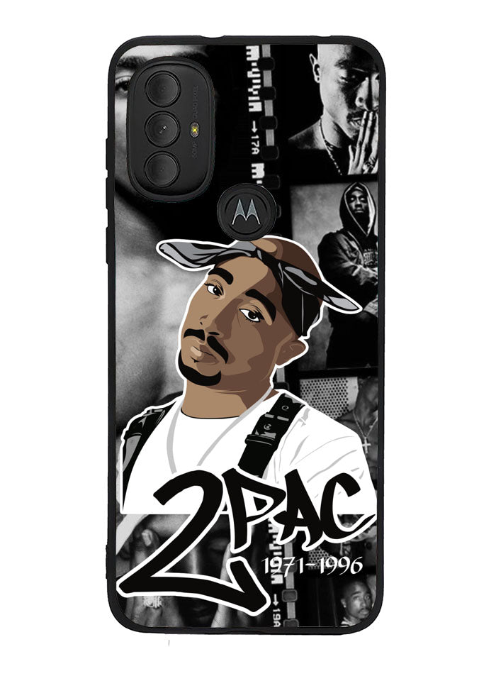 Tupac Shakur collage Motorola Moto G Pure 2021 , Moto G Power 2022 Case