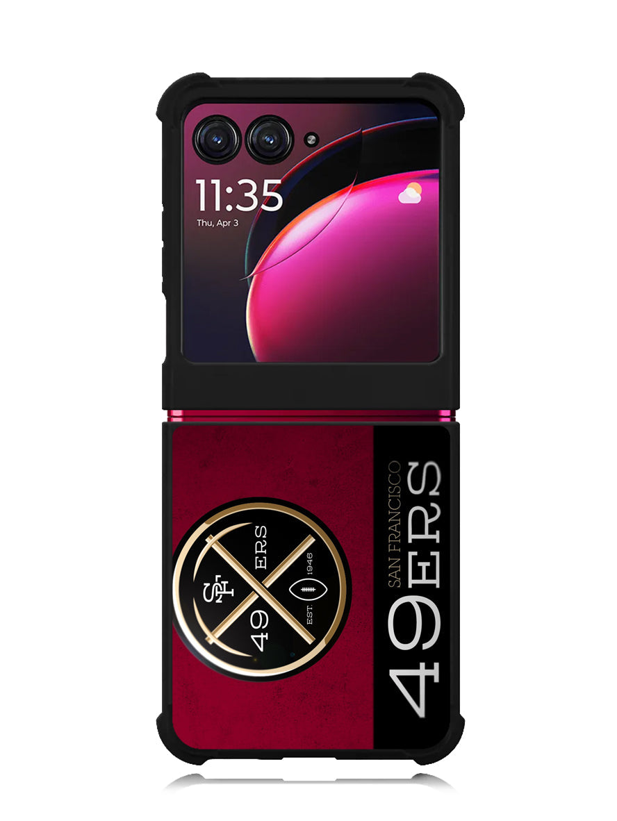 San Francisco 49Ers 3rd Motorola Moto Razr Plus 2023 , Moto Razr+ 2023 Case