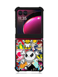 Stickerbomb Graffiti Art Collage Cool Motorola Moto Razr Plus 2023 , Moto Razr+ 2023 Case