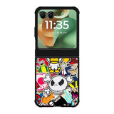Stickerbomb Graffiti Art Collage Cool Motorola Moto RAZR 2025 Case