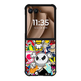 Stickerbomb Graffiti Art Collage Cool Motorola Moto RAZR Plus 2025 Case
