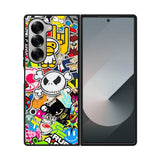 Stickerbomb Graffiti Art Collage Cool Samsung Galaxy Z Fold 7 5G Case