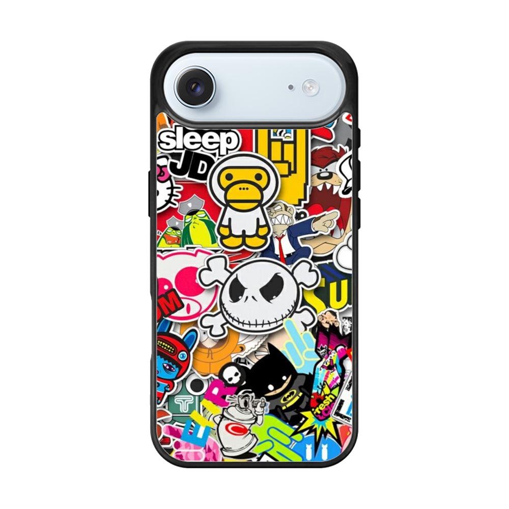 Stickerbomb Graffiti Art Collage Cool iPhone Air Case