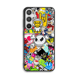 Stickerbomb Graffiti Art Collage Cool Samsung Galaxy A26 Case DC4114
