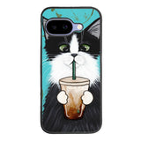 Cute Coffee Cat Google Pixel 10A Case