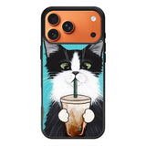 Cute Coffee Cat iPhone 18 Pro Case