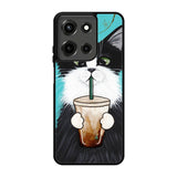 Cute Coffee Cat Motorola Moto G 5G 2025 Case DC6744