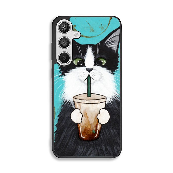 Cute Coffee Cat Samsung Galaxy A26 Case DC5324