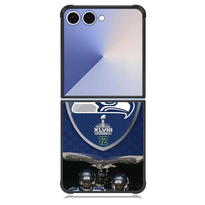 Seattle Seahawks Samsung Galaxy Z Flip 7 Case DC1651