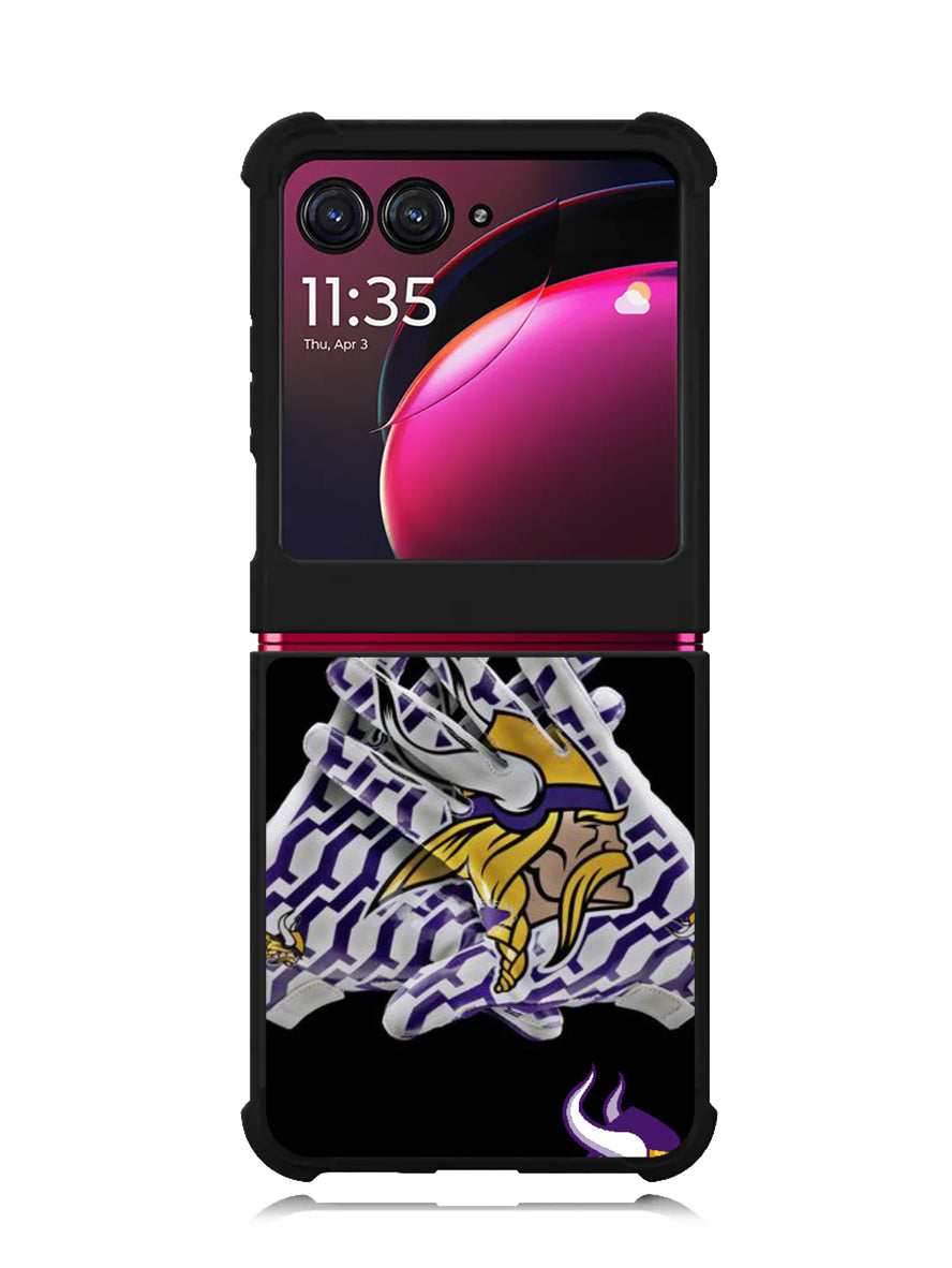 minnesota vikings 1st Motorola Moto Razr Plus 2023 , Moto Razr+ 2023 Case