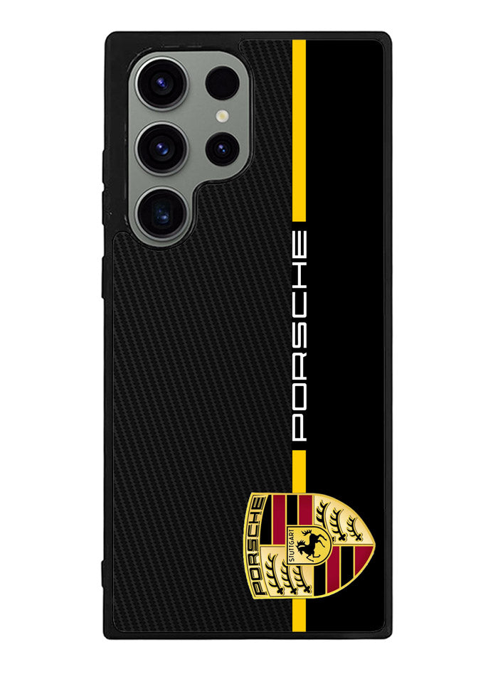 Porsche Stripe Carbon Samsung Galaxy S23 Ultra 5G Case