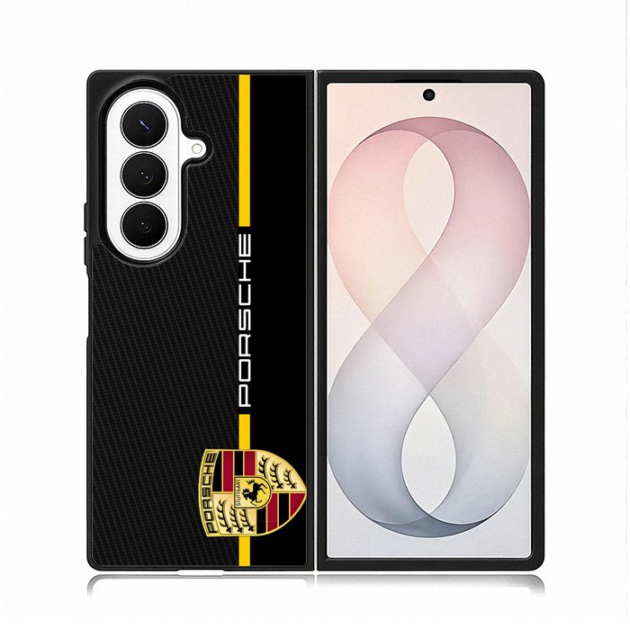 Porsche Stripe Carbon Samsung Galaxy Z Fold 8 Ultra Case DC1509