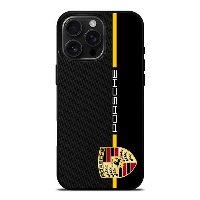 Porsche Stripe Carbon iPhone 16 Pro Case DC1509