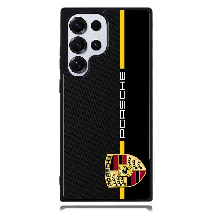 Porsche Stripe Carbon Samsung Galaxy S25 Ultra Case DC1509