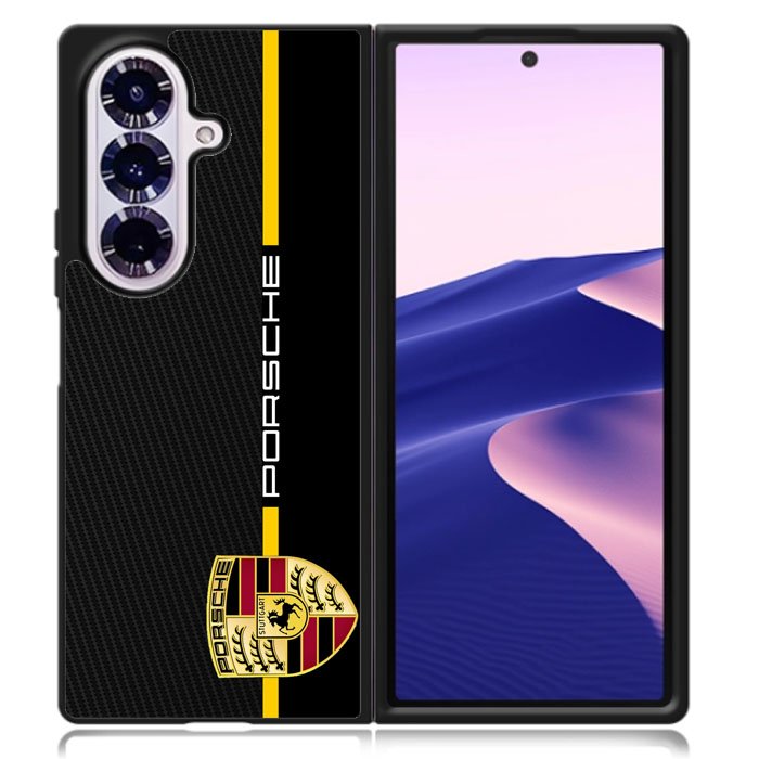 Porsche Stripe Carbon Samsung Galaxy Z Fold 7 Case DC1509
