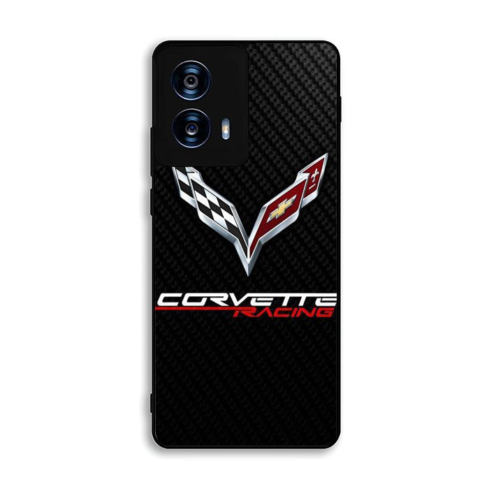 Corvette Logo Carbon 1st Motorola Moto G Power 5G 2024 Case DC7840