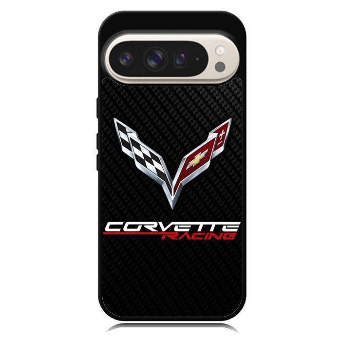 Corvette Logo Carbon Google Pixel 10 | Google Pixel 10 Pro Case DC0387