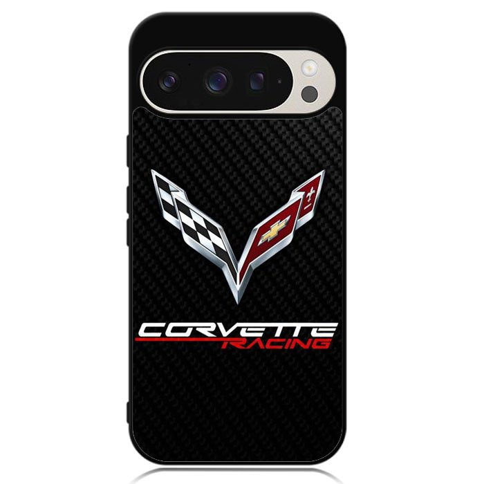 Corvette Logo Carbon Google Pixel 9 | Google Pixel 9 Pro Case DC0387