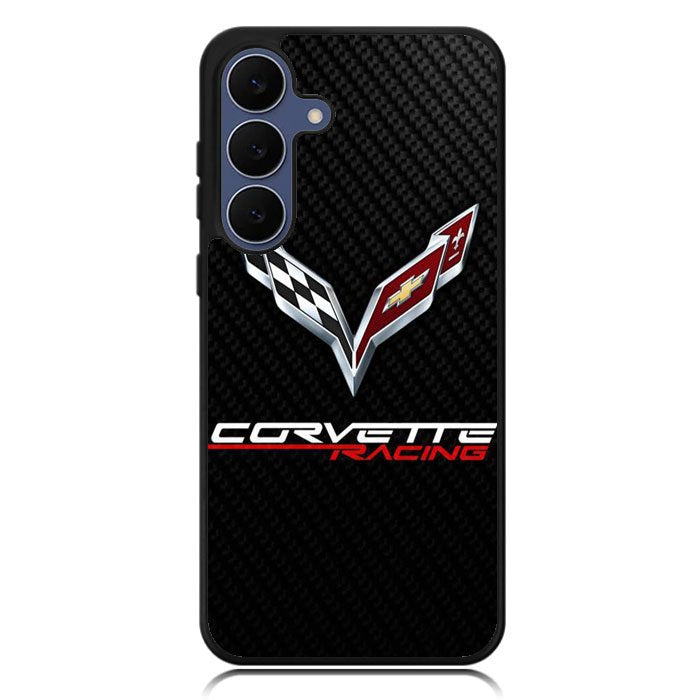 Corvette Logo Carbon Samsung Galaxy S25 Plus , Samsung Galaxy S25+ Case DC0387
