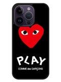comme des garcons Logo iPhone 14 Pro Case BLN1619