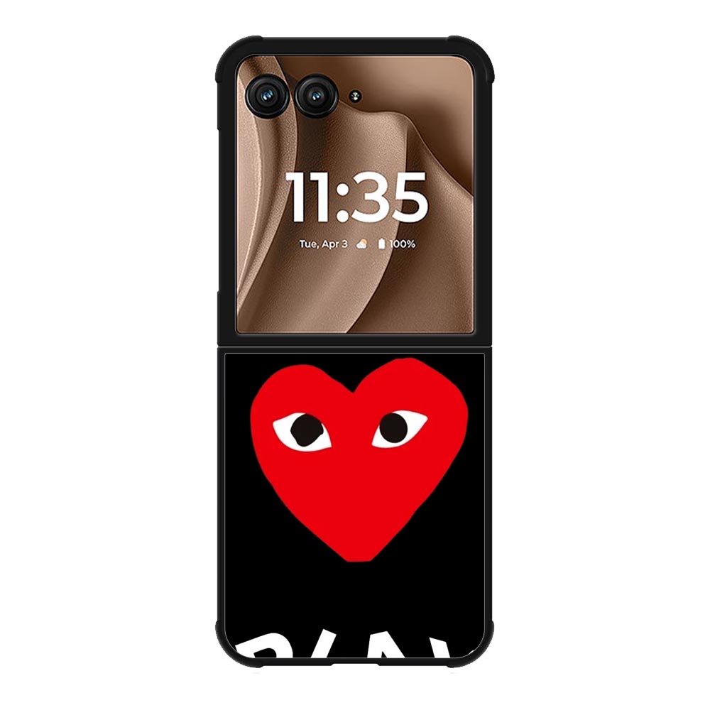 Comme Des Garcons Logo Motorola Moto RAZR Plus 2025 Case