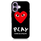 Comme Des Garcons Logo iPhone 16 Case DC0378