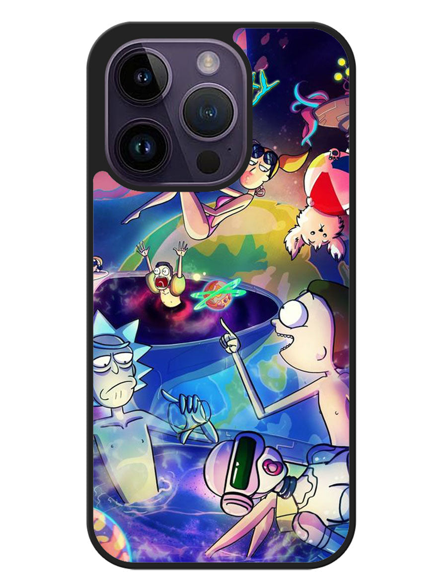 rick and morty fan art Google iPhone 14 Pro Case BLN1631