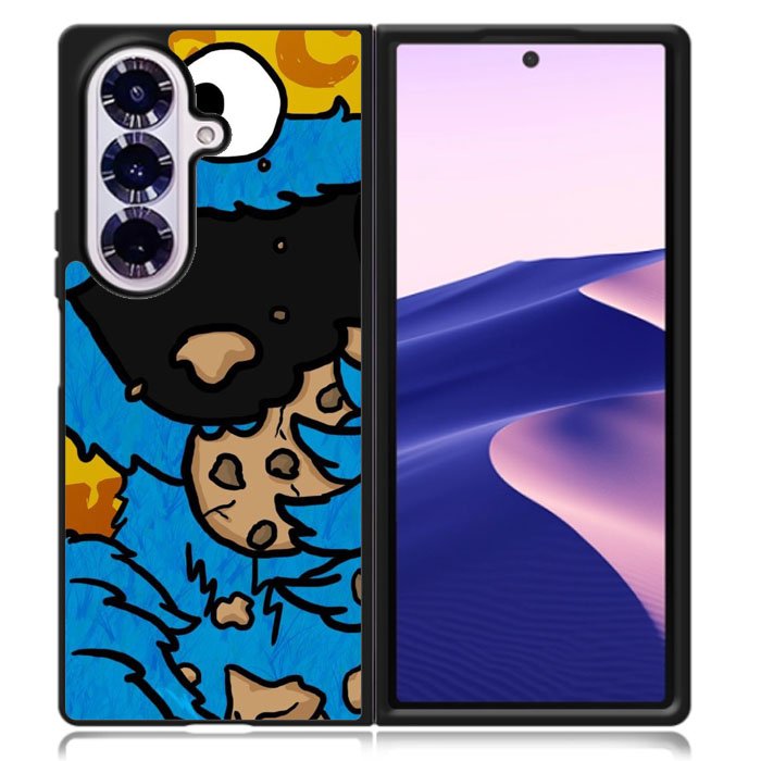 Cookie Monster Samsung Galaxy Z Fold 7 Case DC0380