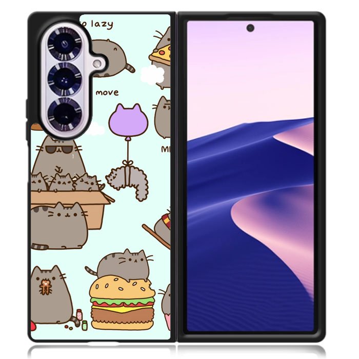 Pusheen Cat Samsung Galaxy Z Fold 7 Case DC1525