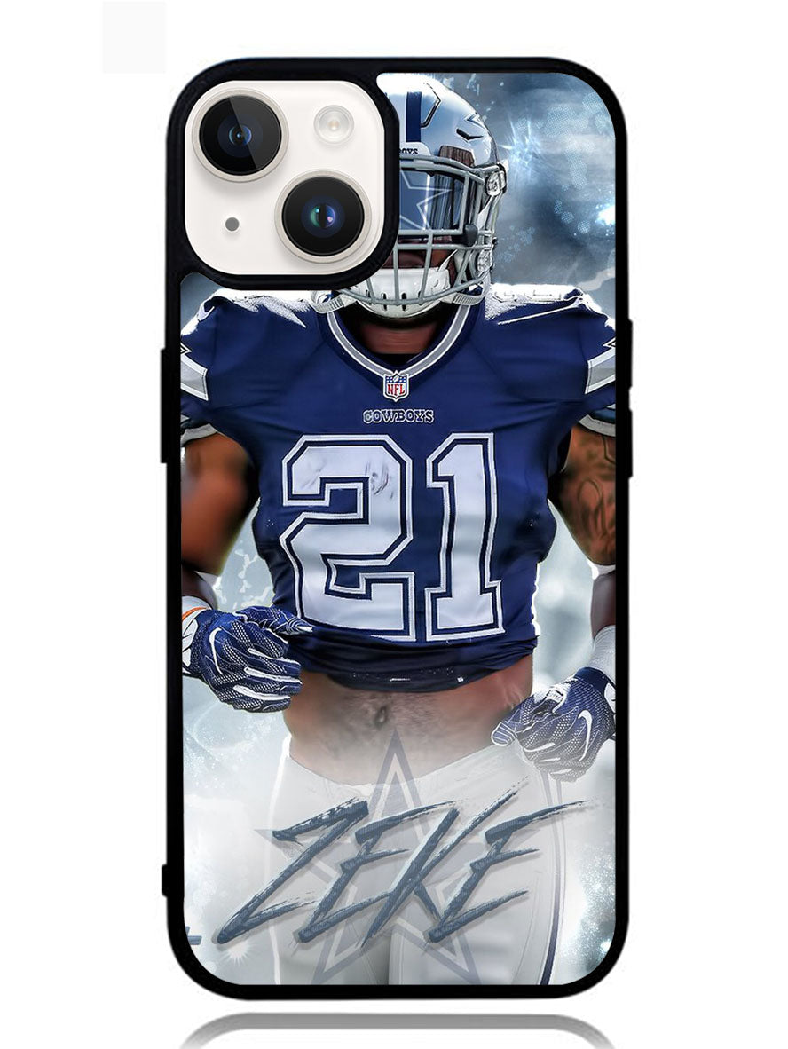 ezekiel elliott dallas cowboys iPhone 14 Plus Case BLN3091