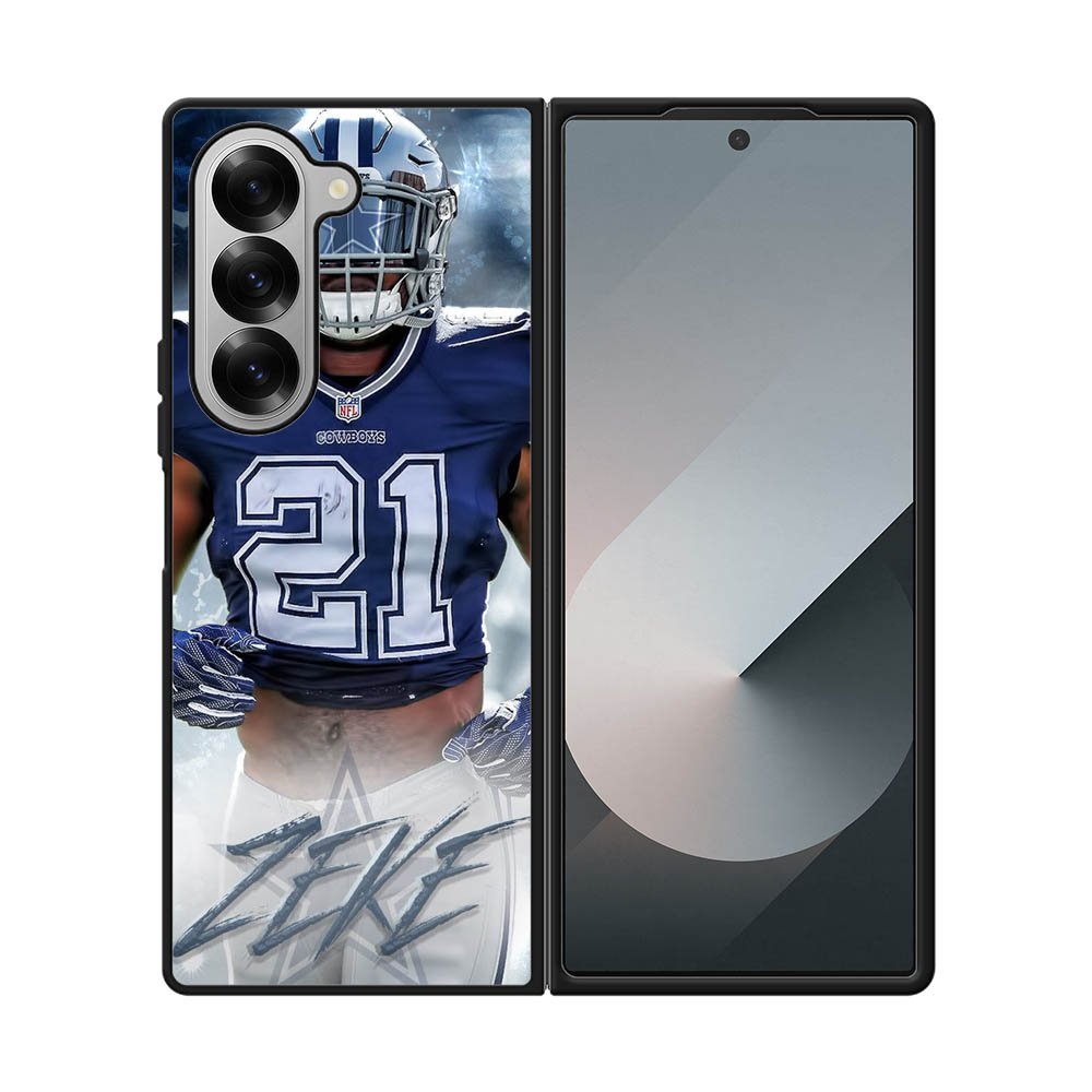 Ezekiel Elliott Dallas Cowboys Samsung Galaxy Z Fold 7 5G Case