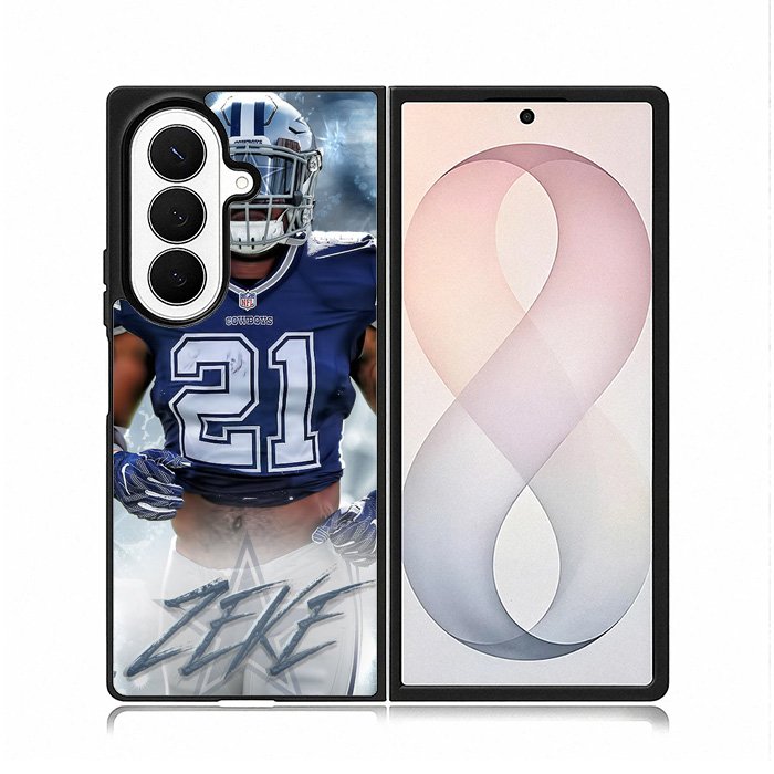 Ezekiel Elliott Dallas Cowboys Samsung Galaxy Z Fold 8 Ultra Case