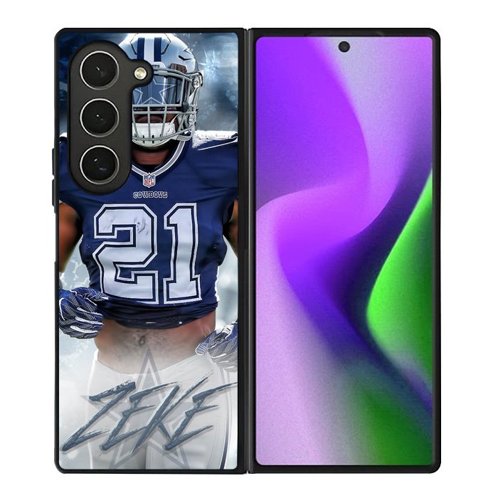 Ezekiel Elliott Dallas Cowboys Samsung Galaxy Z Fold 6 Case