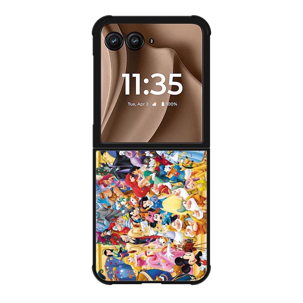 Disney All Characters 3rd Motorola Moto RAZR Plus 2025 Case