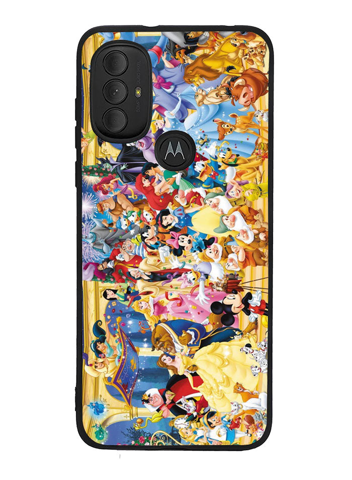 Disney All Characters 3rd Motorola Moto G Pure 2021 , Moto G Power 2022 Case
