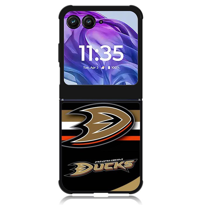 anaheim ducks Google Motorola Moto Razr Plus 2024 , Moto Razr+ 2024 Case